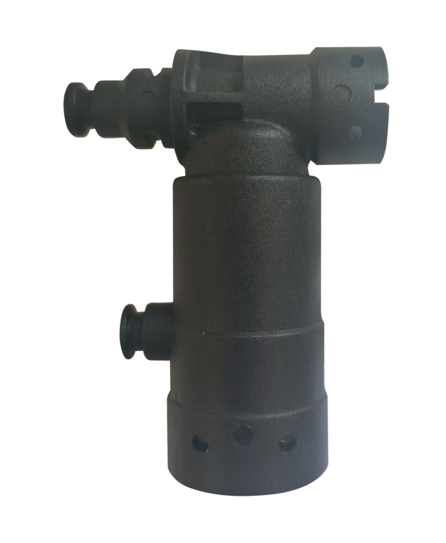 Dylect® Pressure Washer Genuine Spare Part – Valve Body (Overflow) (Located in Pump Head – Unloader/Bypass Housing) | PA66 30% Glass-Filled Nylon | Compatible Only with Flow Prime Model (Pack of 1)