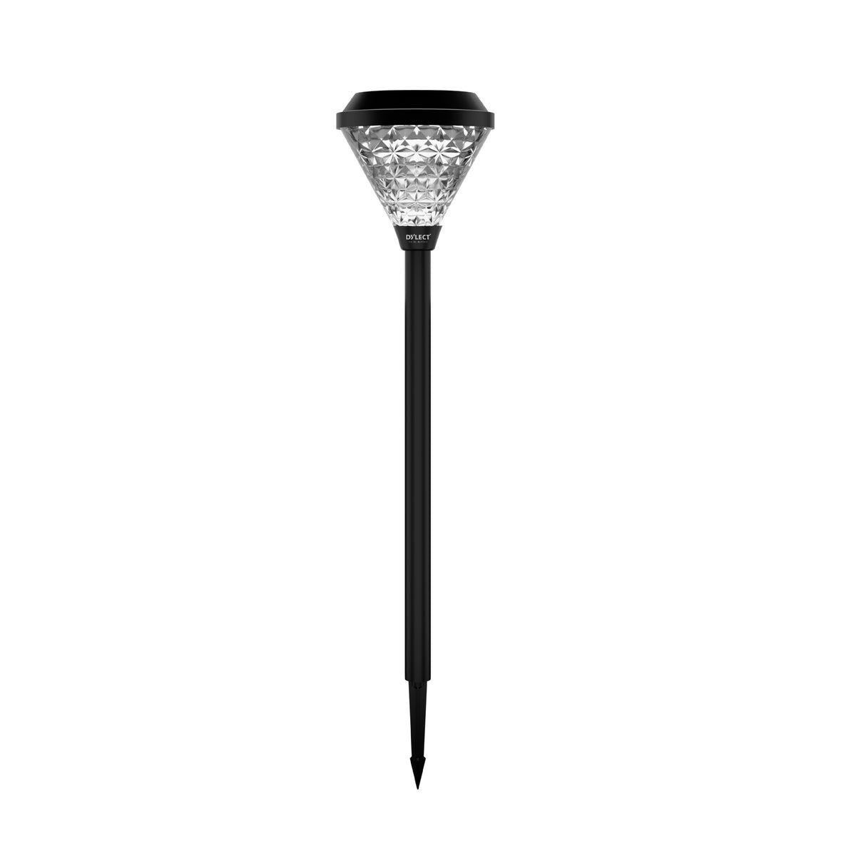 Dylect Luxe Solar Spike Garden Light - Cone Shape