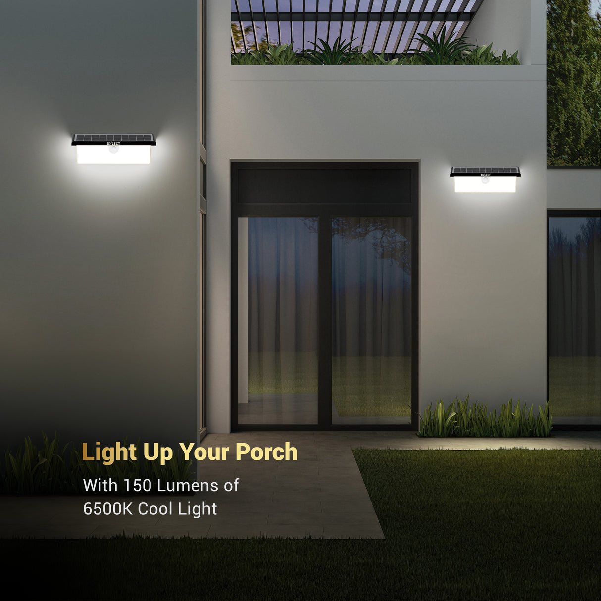 Dylect LUXE Solar Motion Wall Light