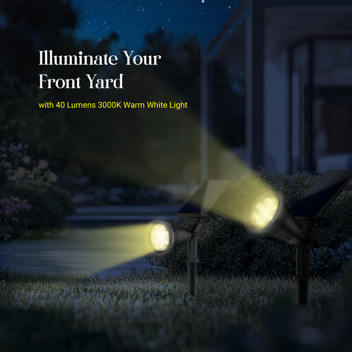 Dylect Eco Solar Landscape Spot Light (Warm White Light)