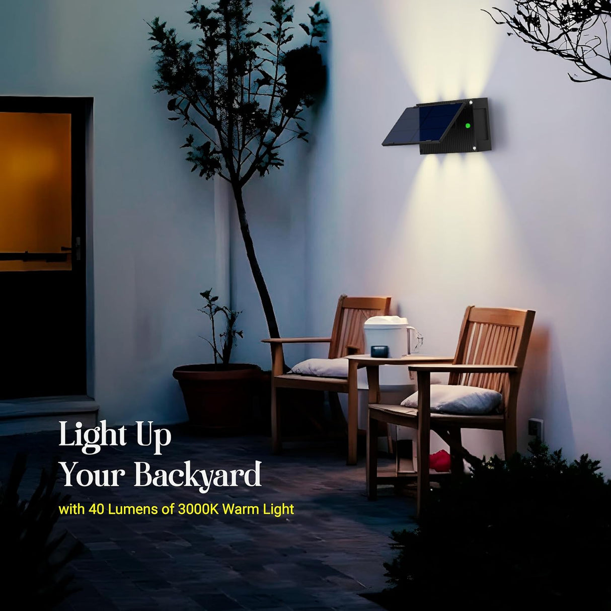 Dylect Eco Solar LED Wall Washer Light (2 Direction Beam Projection)