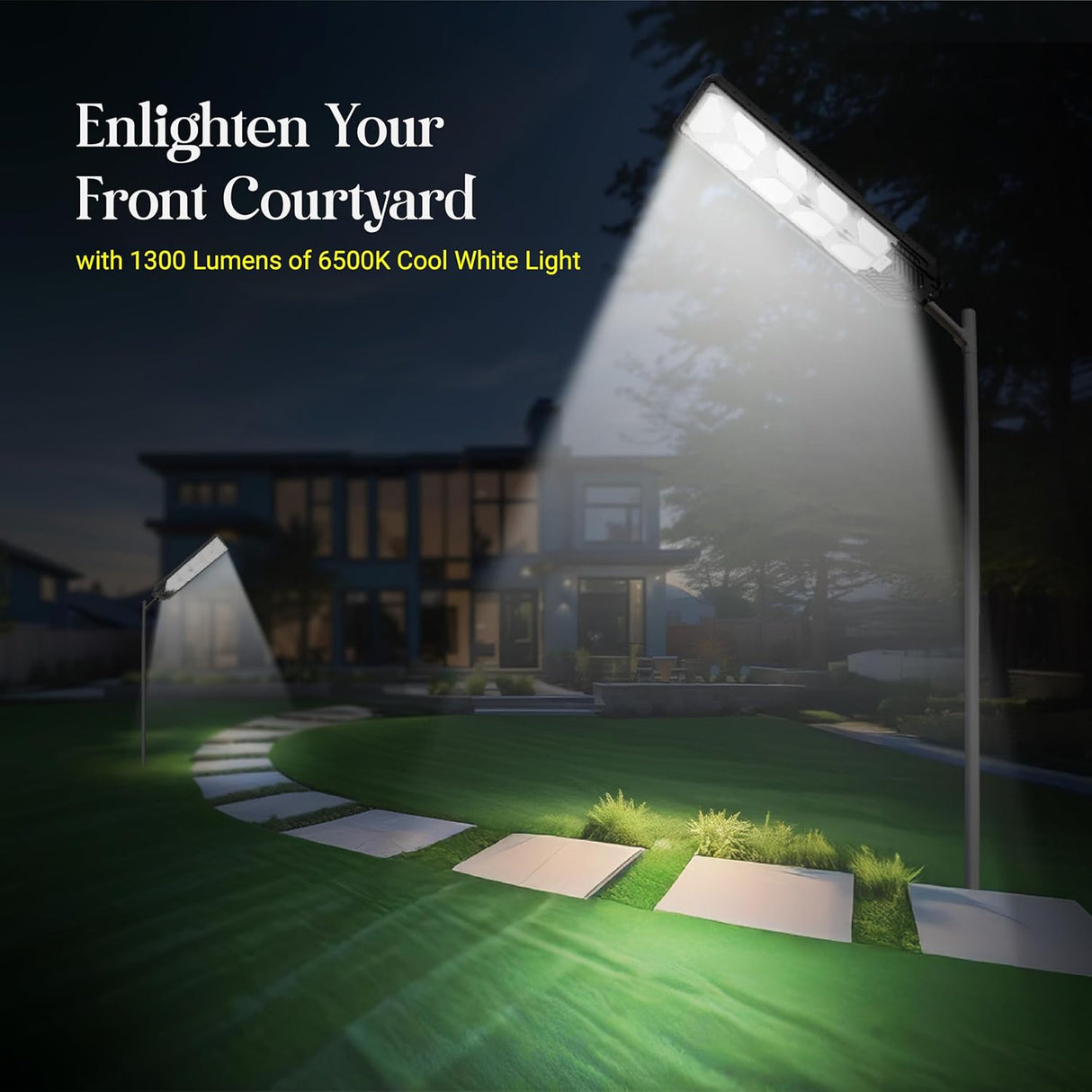 DYLECT 900W Solar Street Light with Motion Sensor