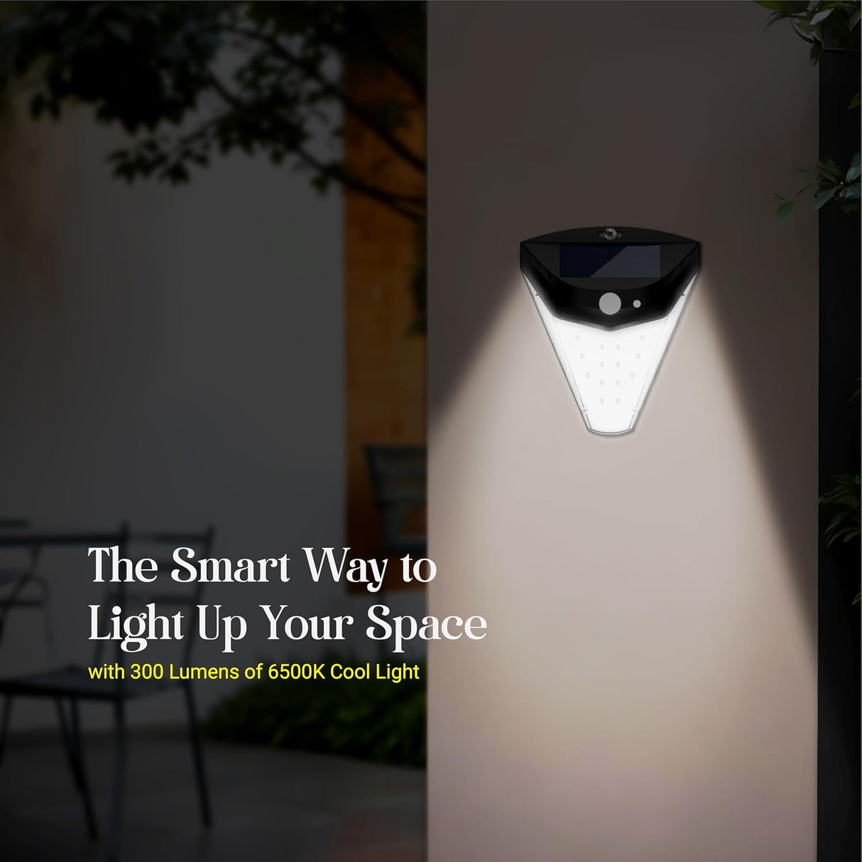 DYLECT Solar Diamond Slim Wall Light (S)