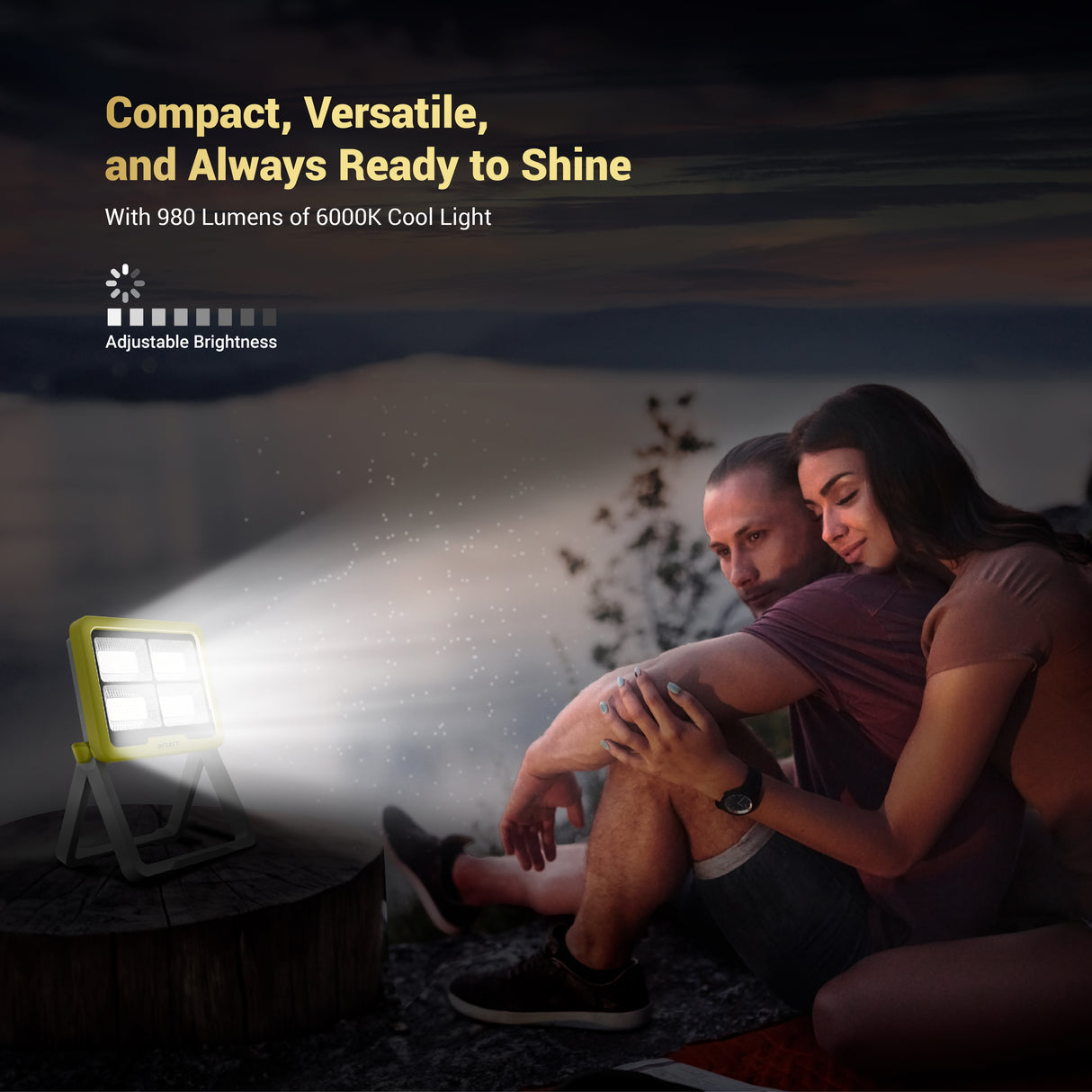 Dylect Luxe Solar Camping Light – Green