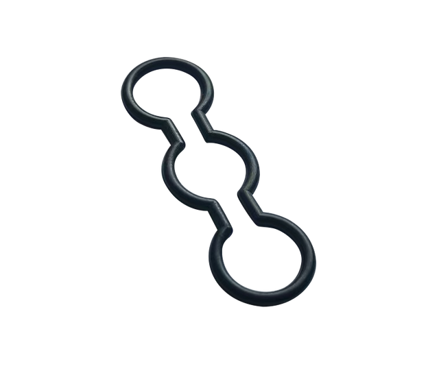 Dylect® Pressure Washer Genuine Spare Part – Alien Circle (Special-Shape Rubber Spacer/Retainer) | NBR Buna-N Rubber | General Assembly Component | Compatible Only with Flow Prime Model (Pack of 1)
