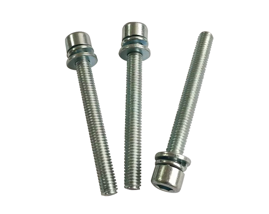 Dylect® Pressure Washer Genuine Spare Part – Hex Socket Cap Screw M6×55 (Long Structural Fastener) | Carbon Steel | Chassis/Structural Assembly | Compatible Only with Flow Prime Model (Pack of 3)