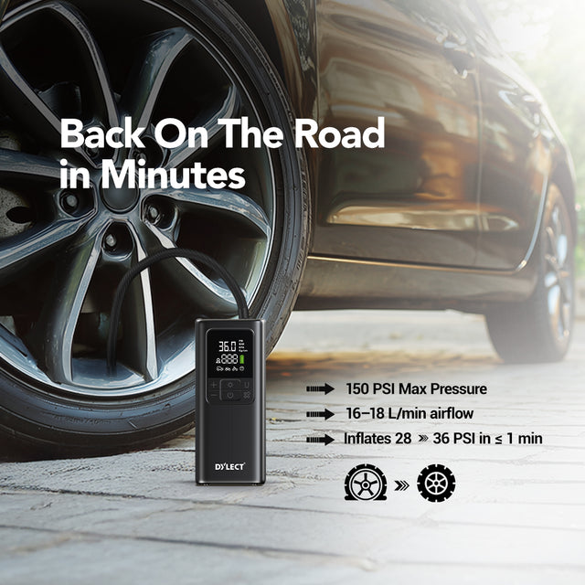 Dylect AIR Dash Tyre Inflator | 5000 mAh