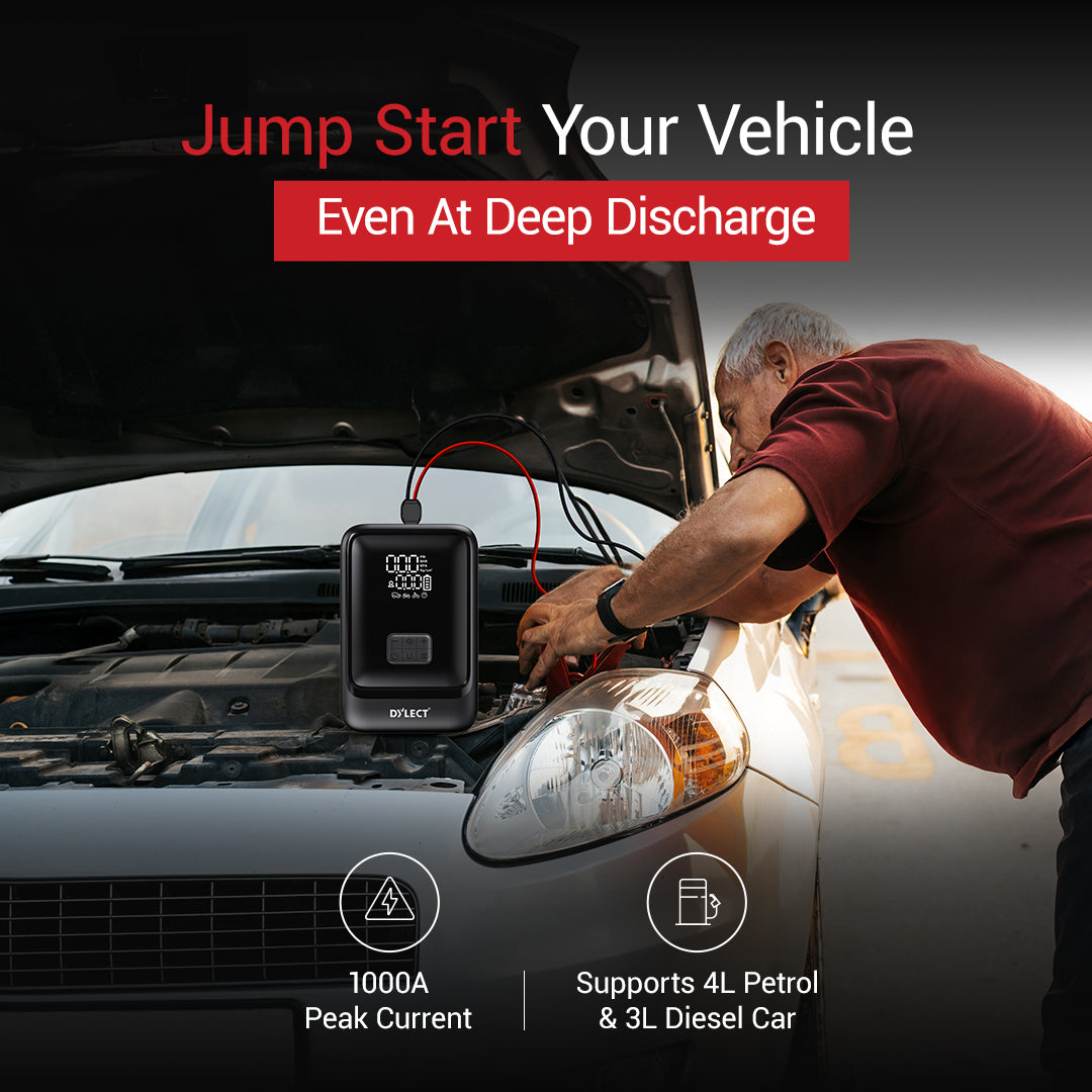 Dylect® AIR NOVA 4-in-1 Jump Starter & Tyre Inflator