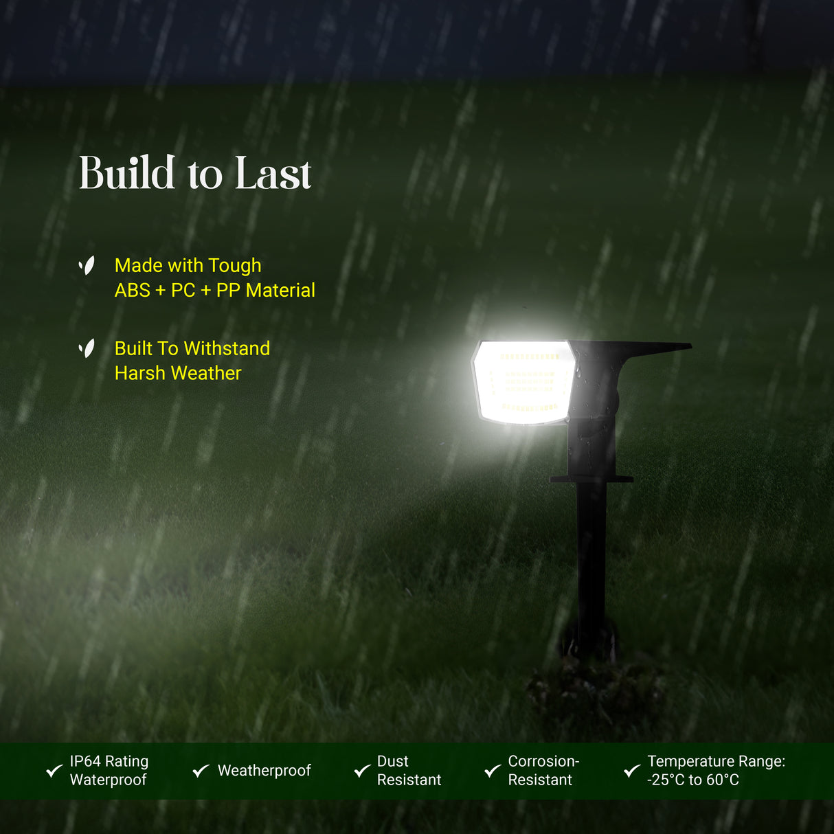 DYLECT Eco Solar Landscape Spot Light (BM)