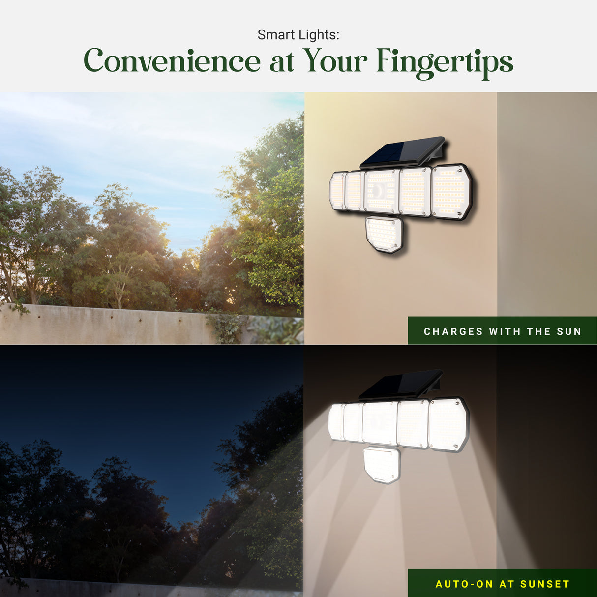 Dylect Solar Eco Multi Panel Solar Security Light – 6 Panels