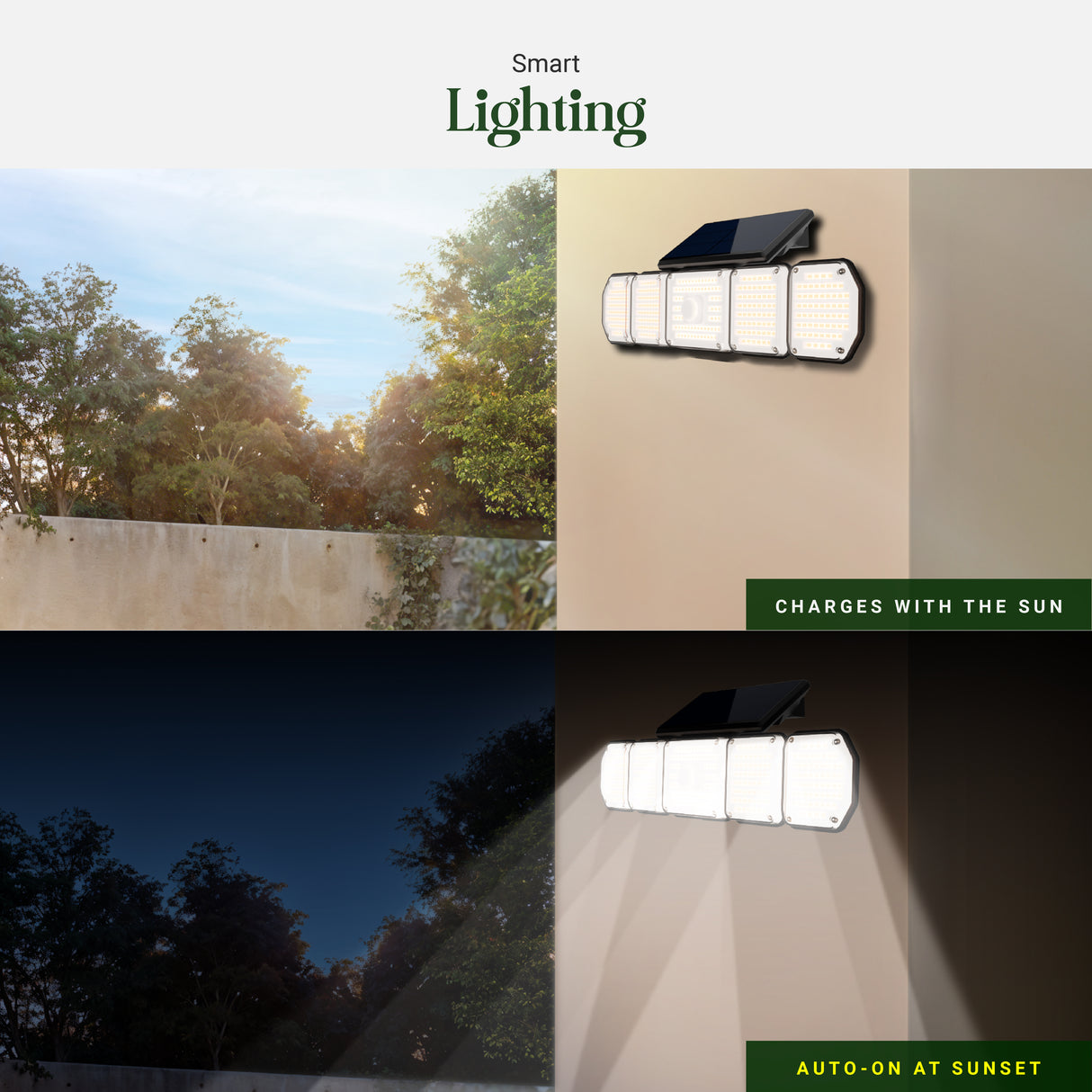 Dylect Solar Eco Multi Panel Solar Security Light – 5 Panels