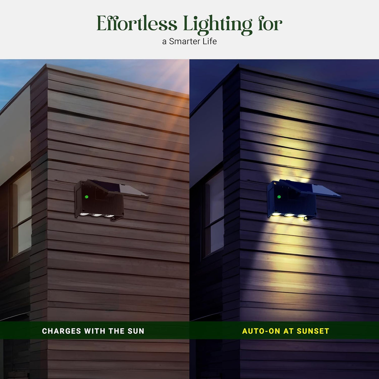 Dylect Eco Solar LED Wall Washer Light (2 Direction Beam Projection)