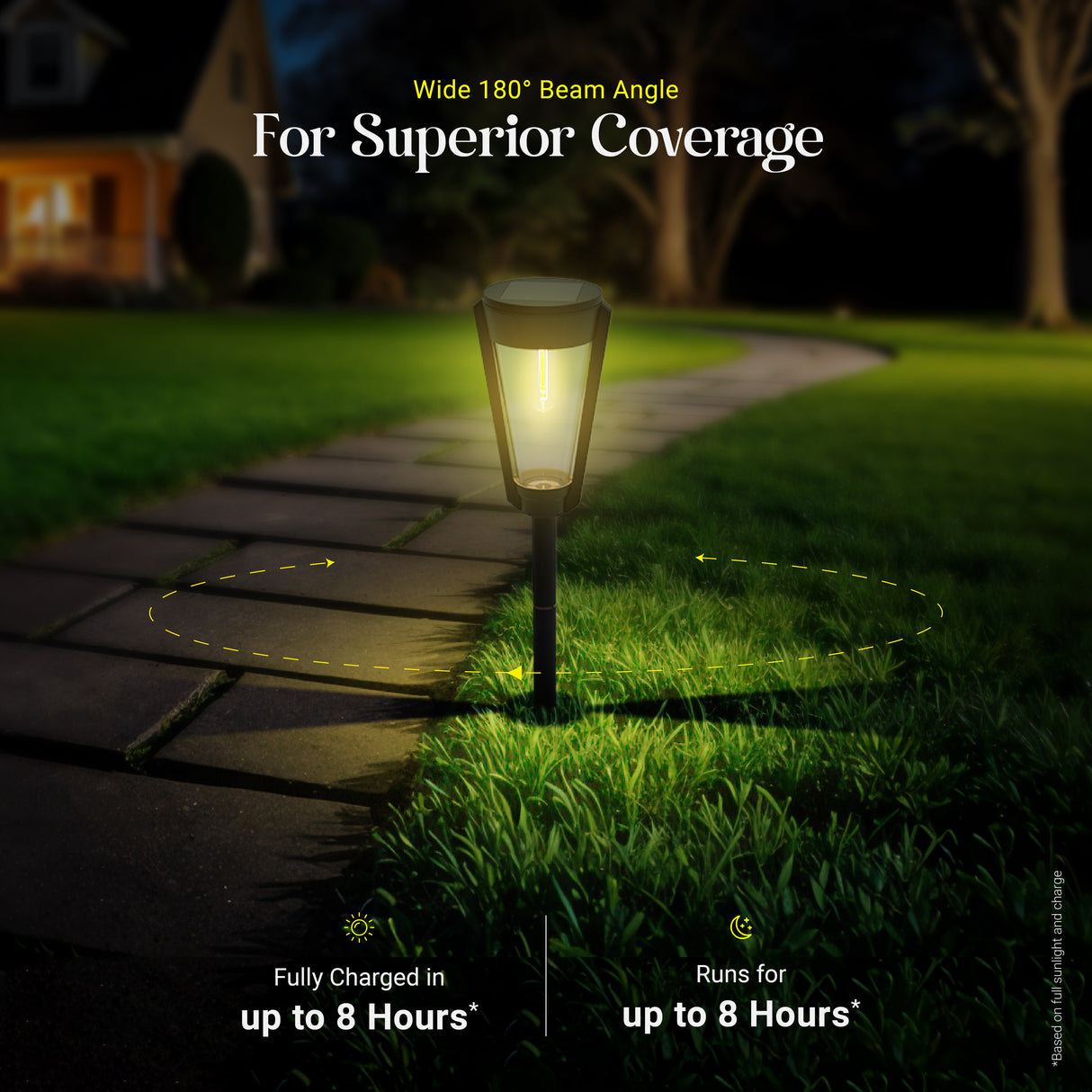 DYLECT Solar Eco Garden Pathway Light