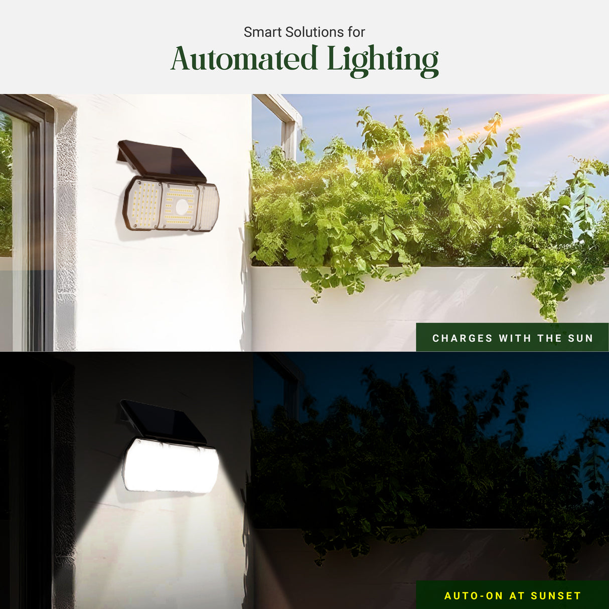 Dylect Solar Eco Multi Panel Solar Security Light – 3 Panels