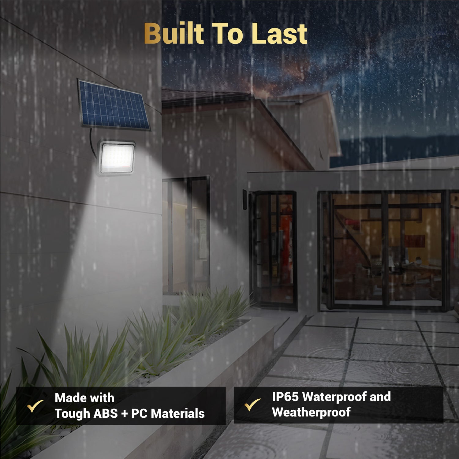 Dylect Luxe 60W Solar Flood Light