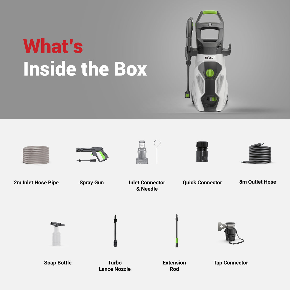 Dylect Ultra Power Max High Pressure Washer