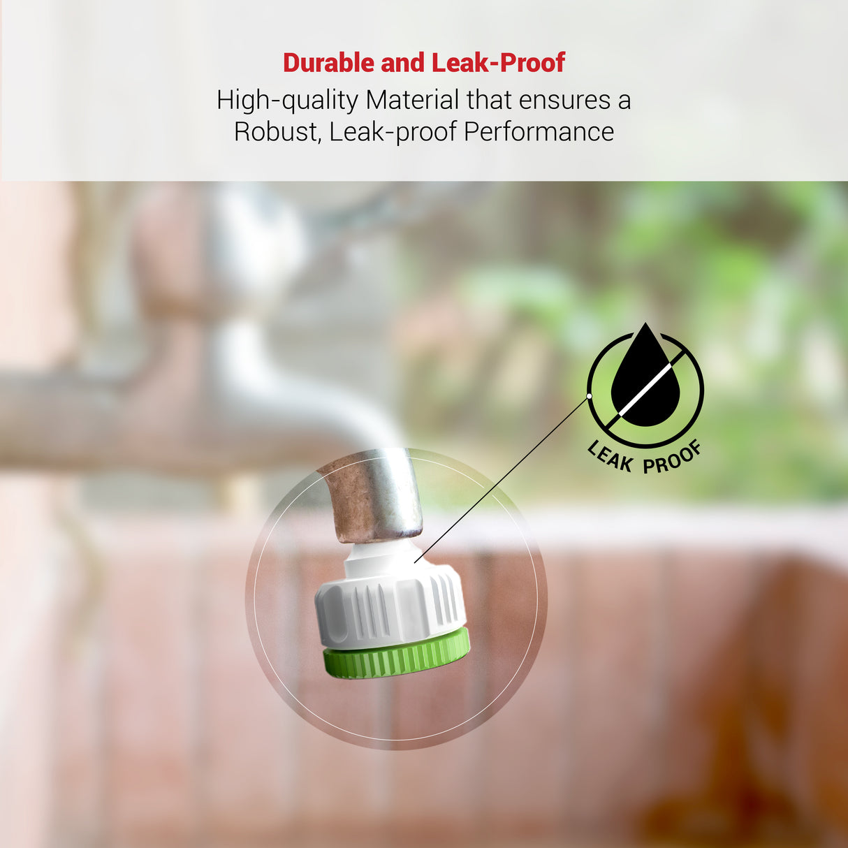 DYLECT High Pressure Washer Tap Adapter (Universal)