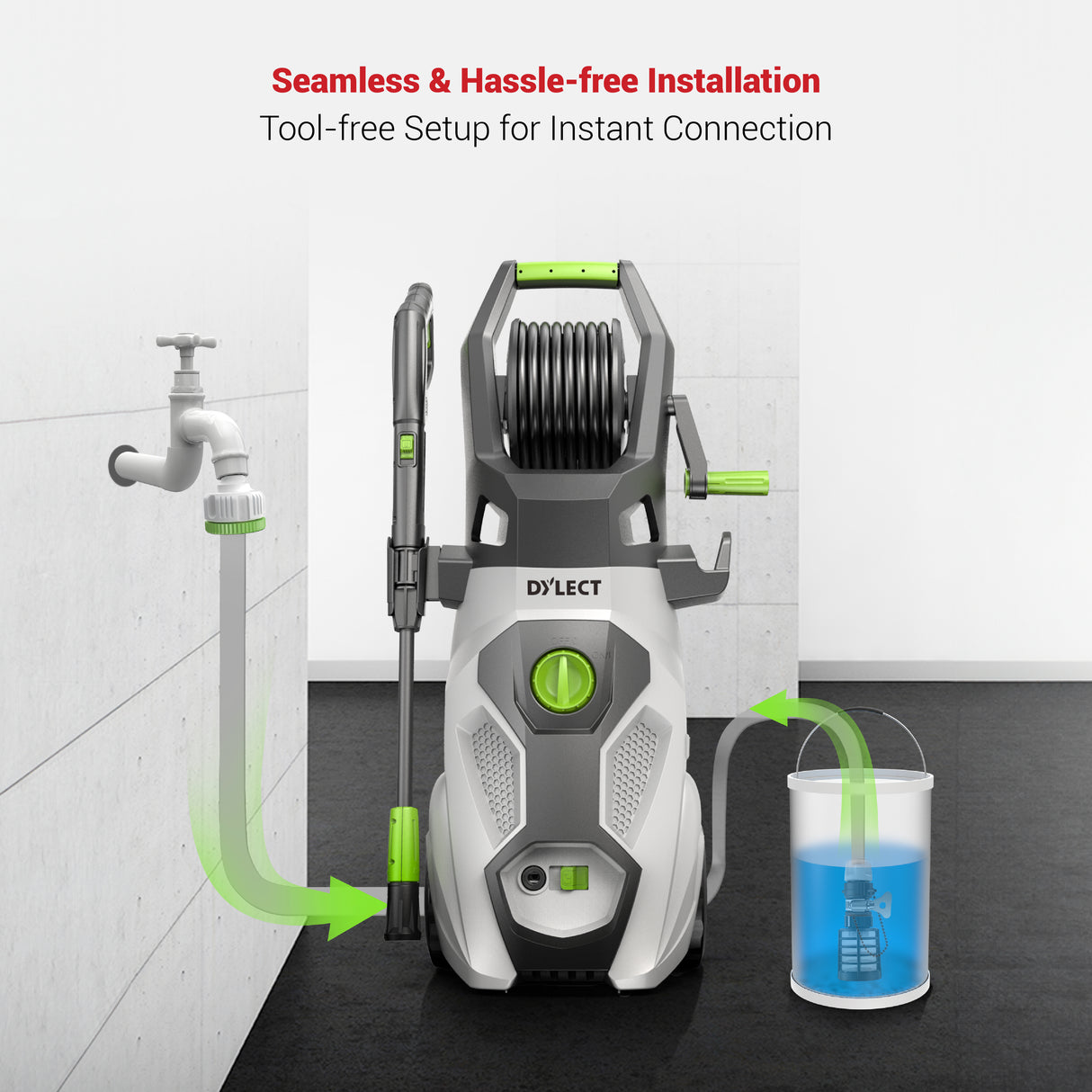 DYLECT High Pressure Washer Tap Adapter (Universal)