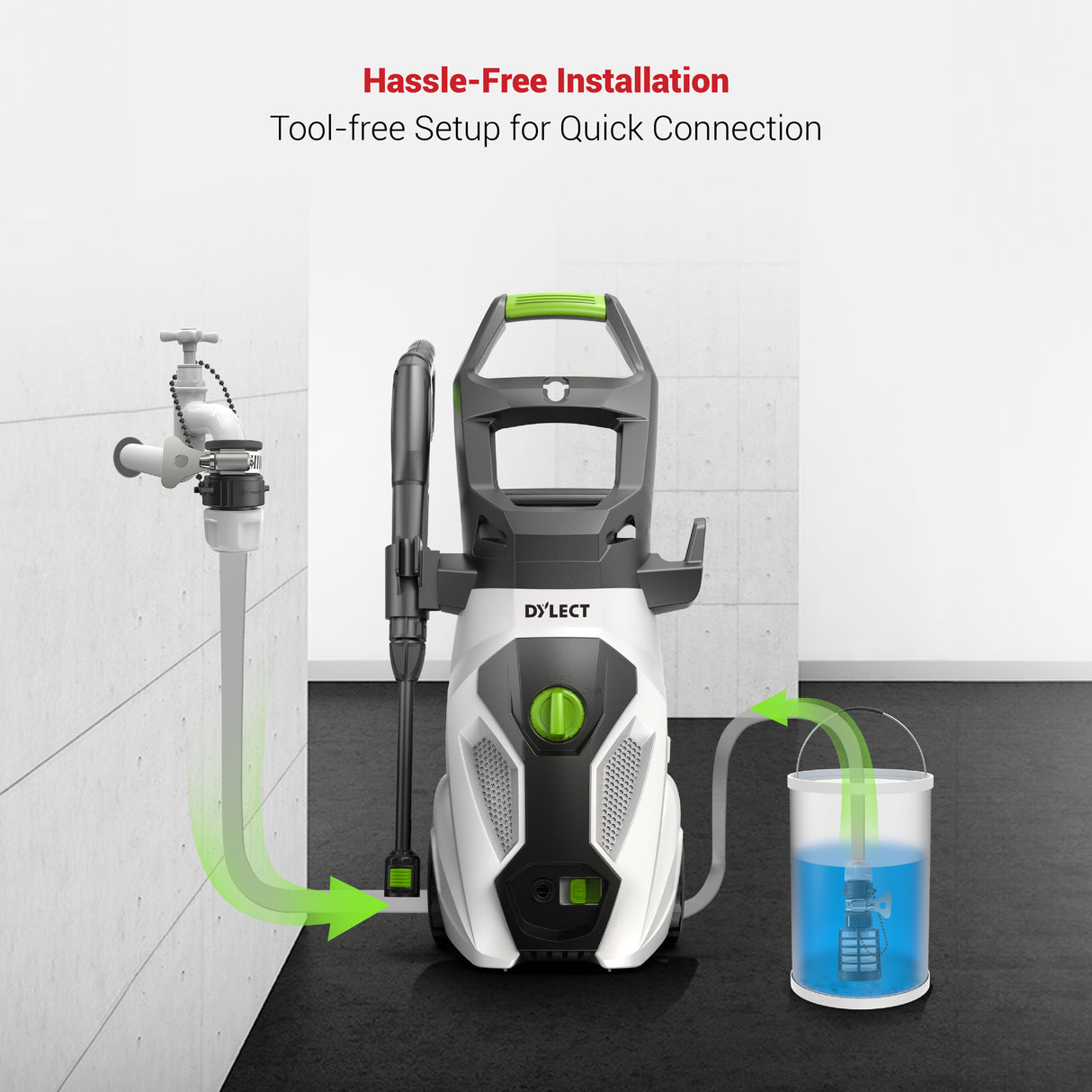 DYLECT High Pressure Washer Tap Connector (Universal)