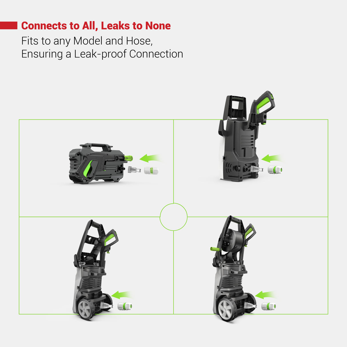 DYLECT High Pressure Washer Water Inlet Connector (Universal)
