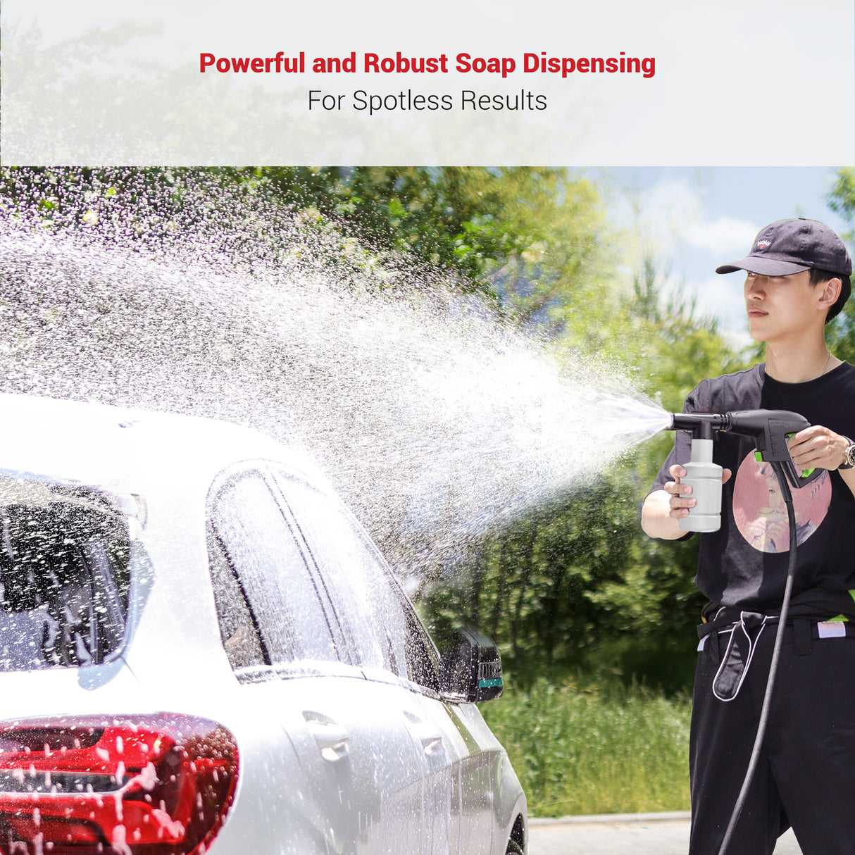 DYLECT High Pressure Washer Soap Bottle – 400 ML