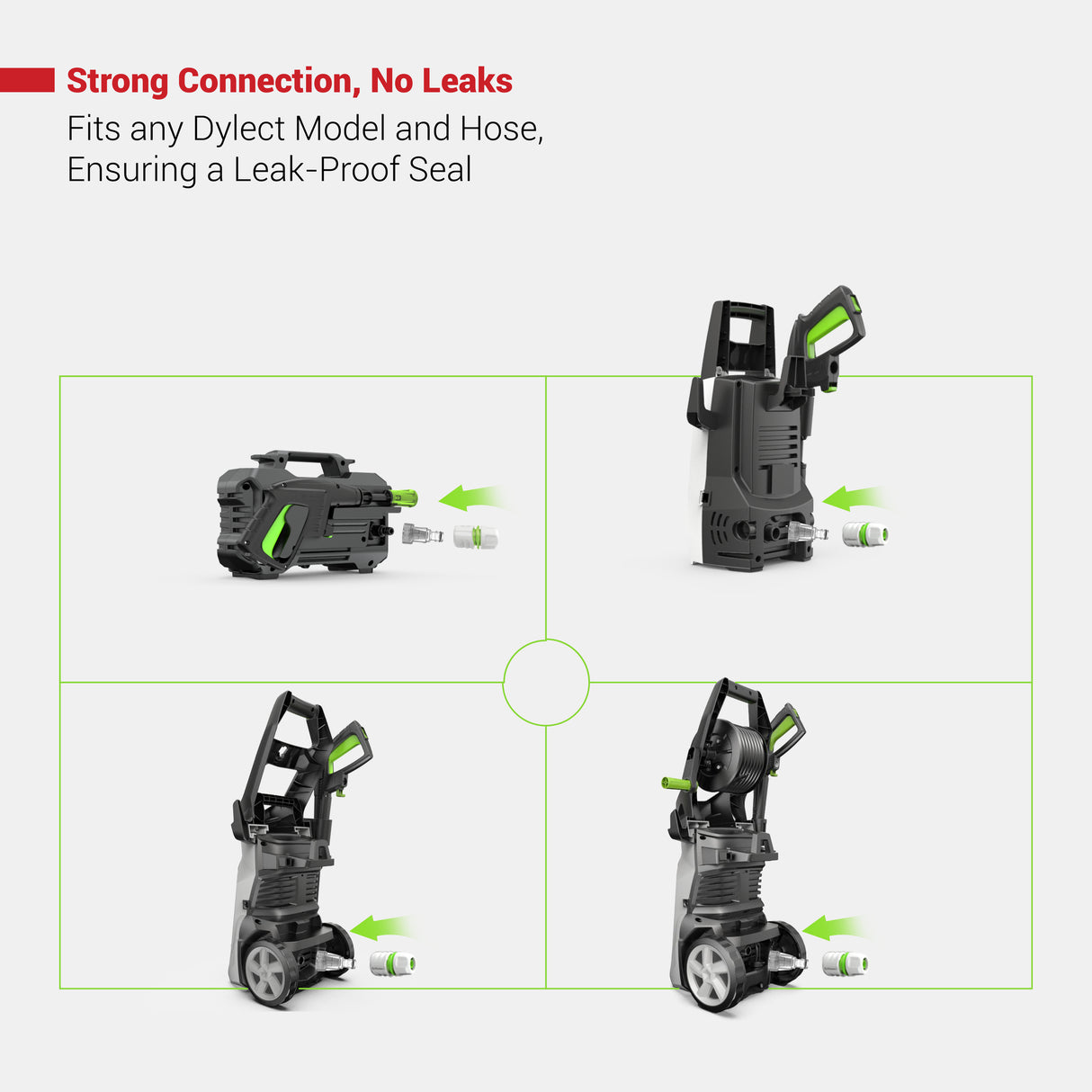 DYLECT High Pressure Washer Quick Connector (Universal)