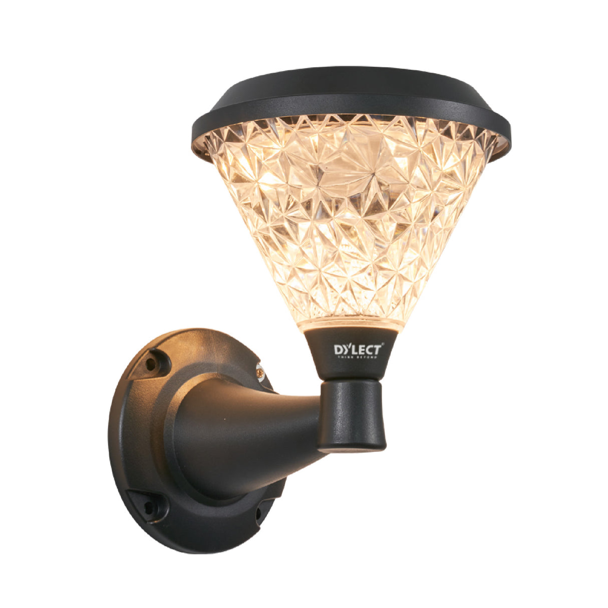 Dylect Luxe Solar Wall Lamp - Cone Shape (Big)