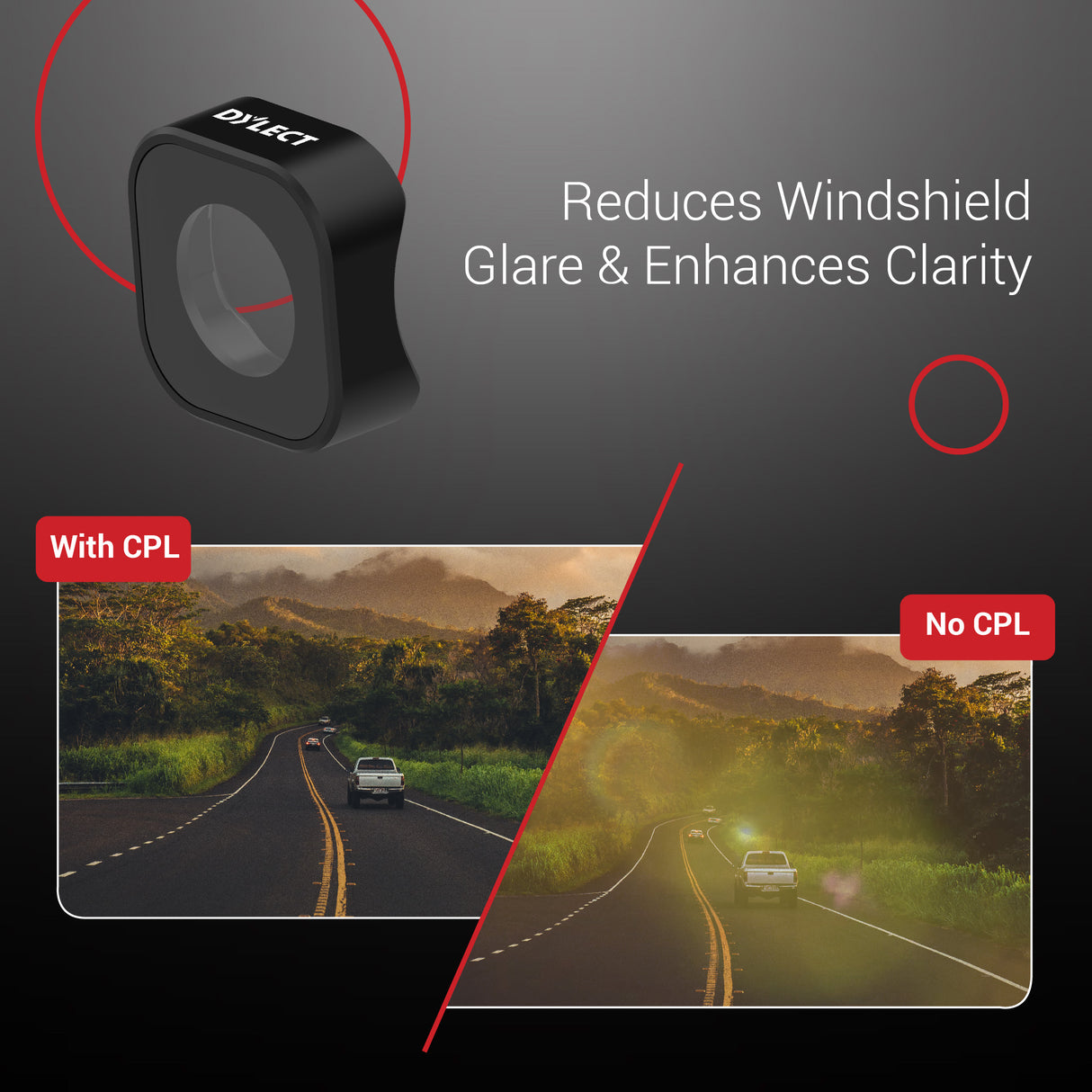Dylect Dash Cam CPL Filter