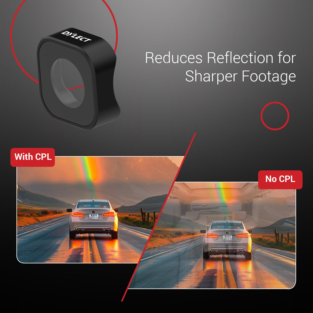 Dylect Dash Cam CPL Filter