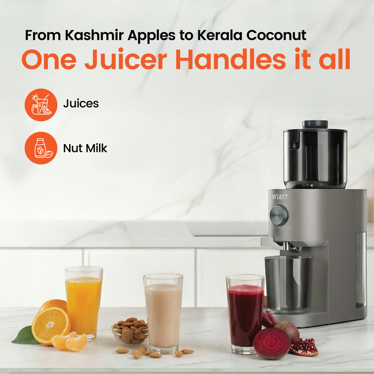 DYLECT NutriMax Cold Press Juicer