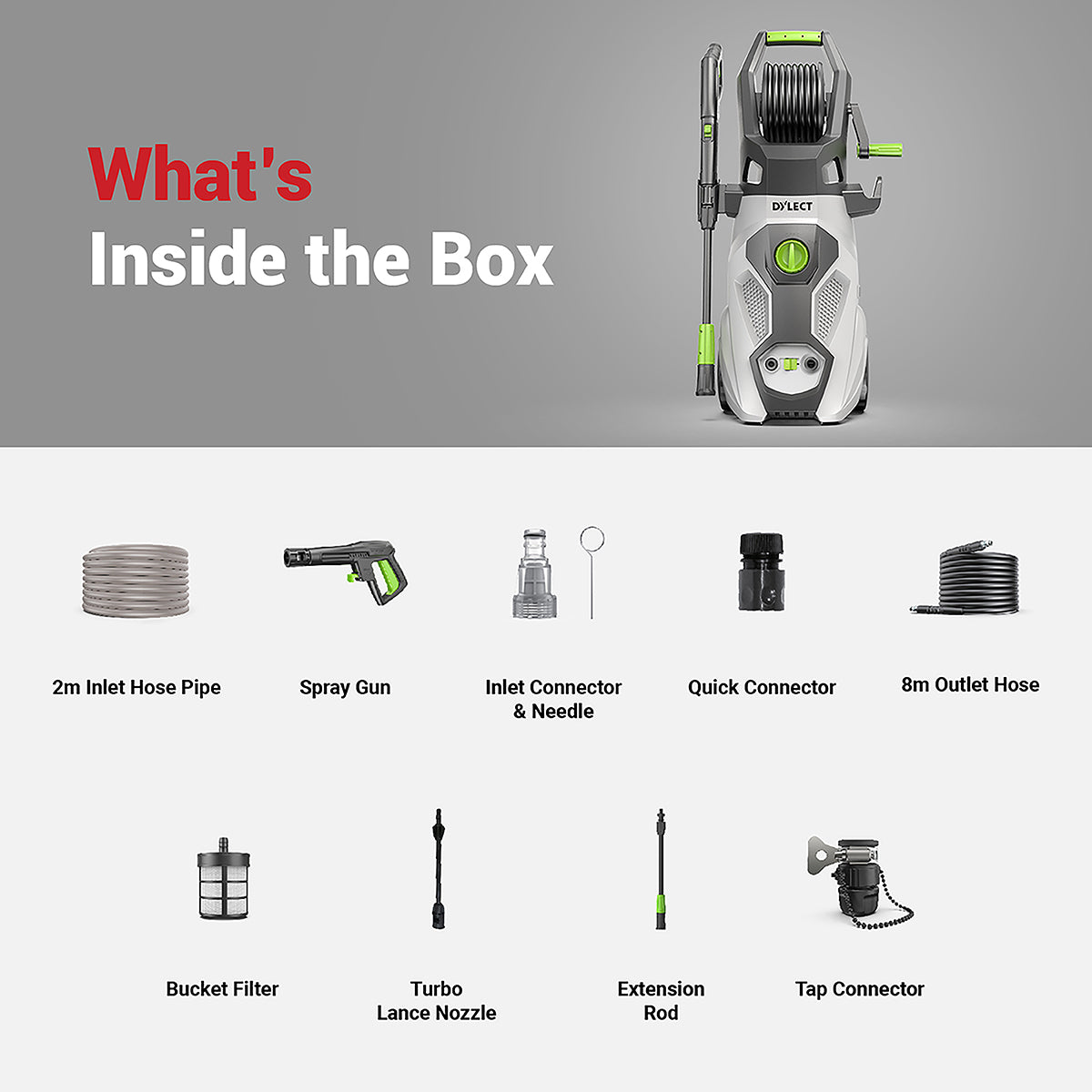 Dylect Ultra Force High Pressure Washer
