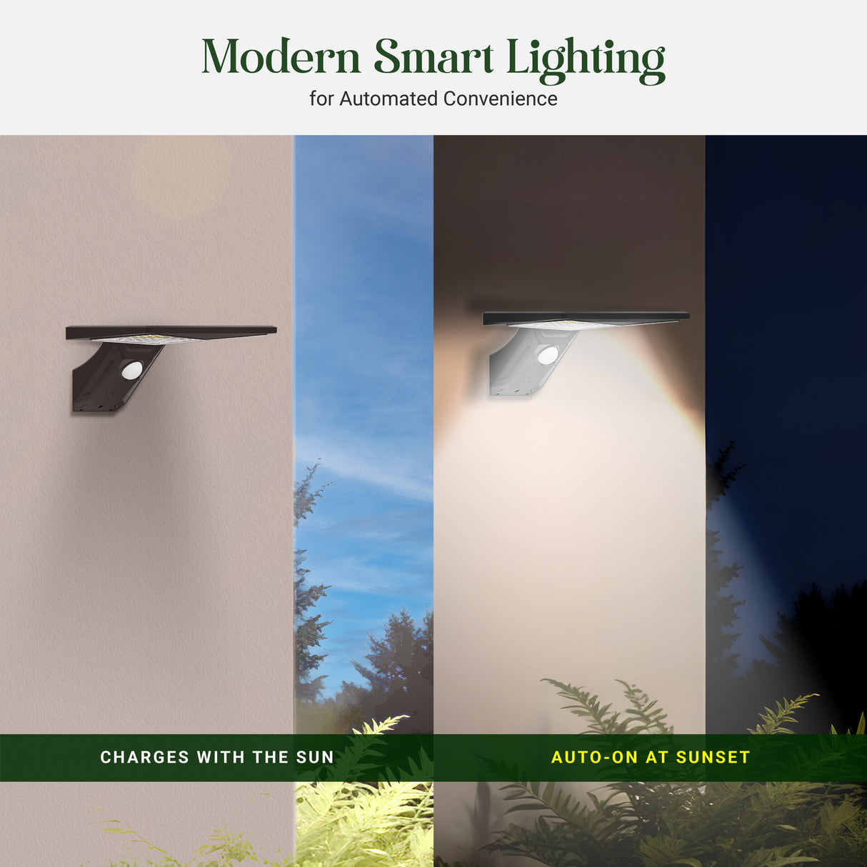 DYLECT Solar Modern Wall Sensor Light (S)