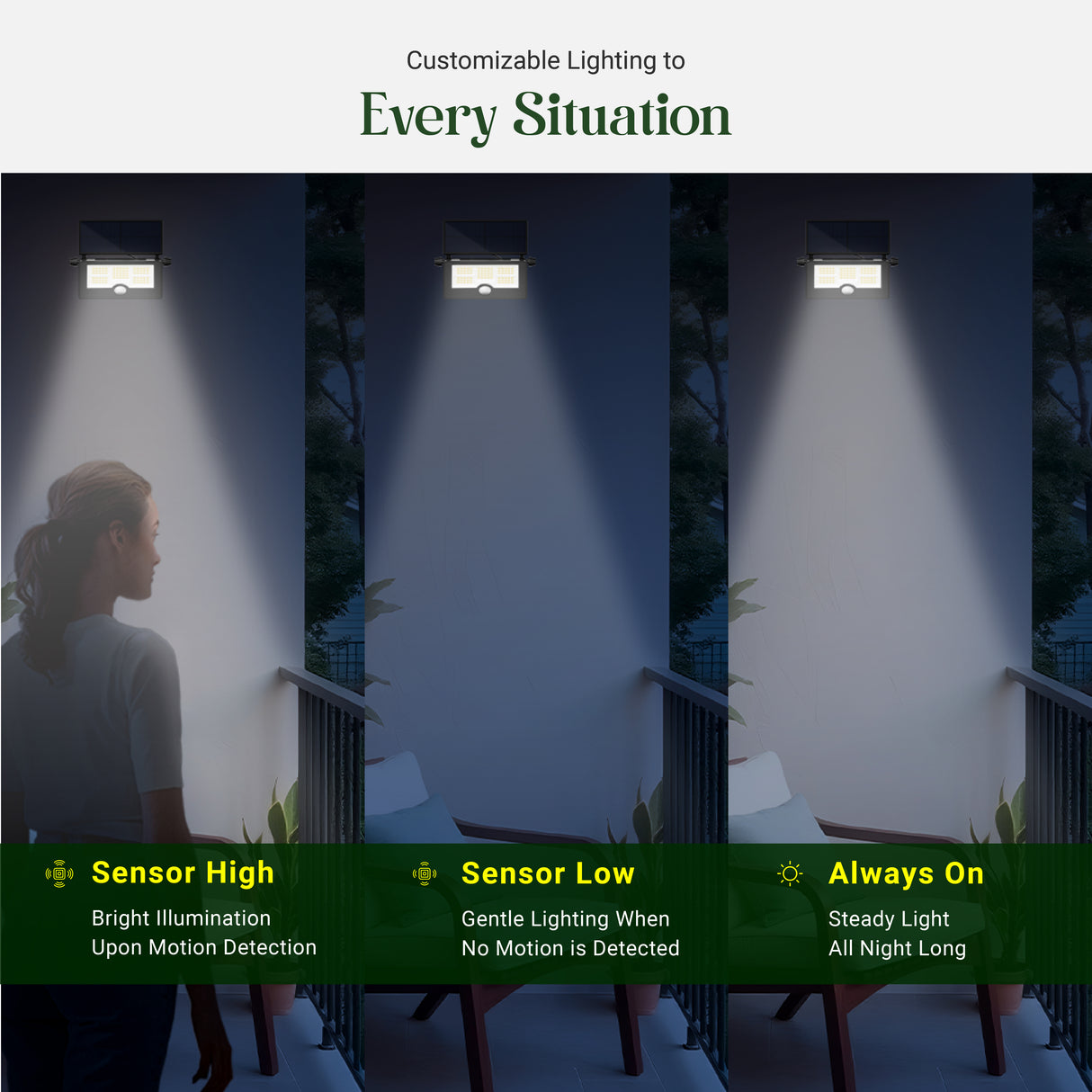 Dylect Eco Solar Flood Light with Adjustable Solar Panel - Small