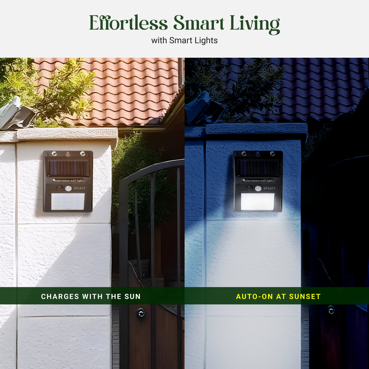 Dylect Eco Solar Wall Sensor Light