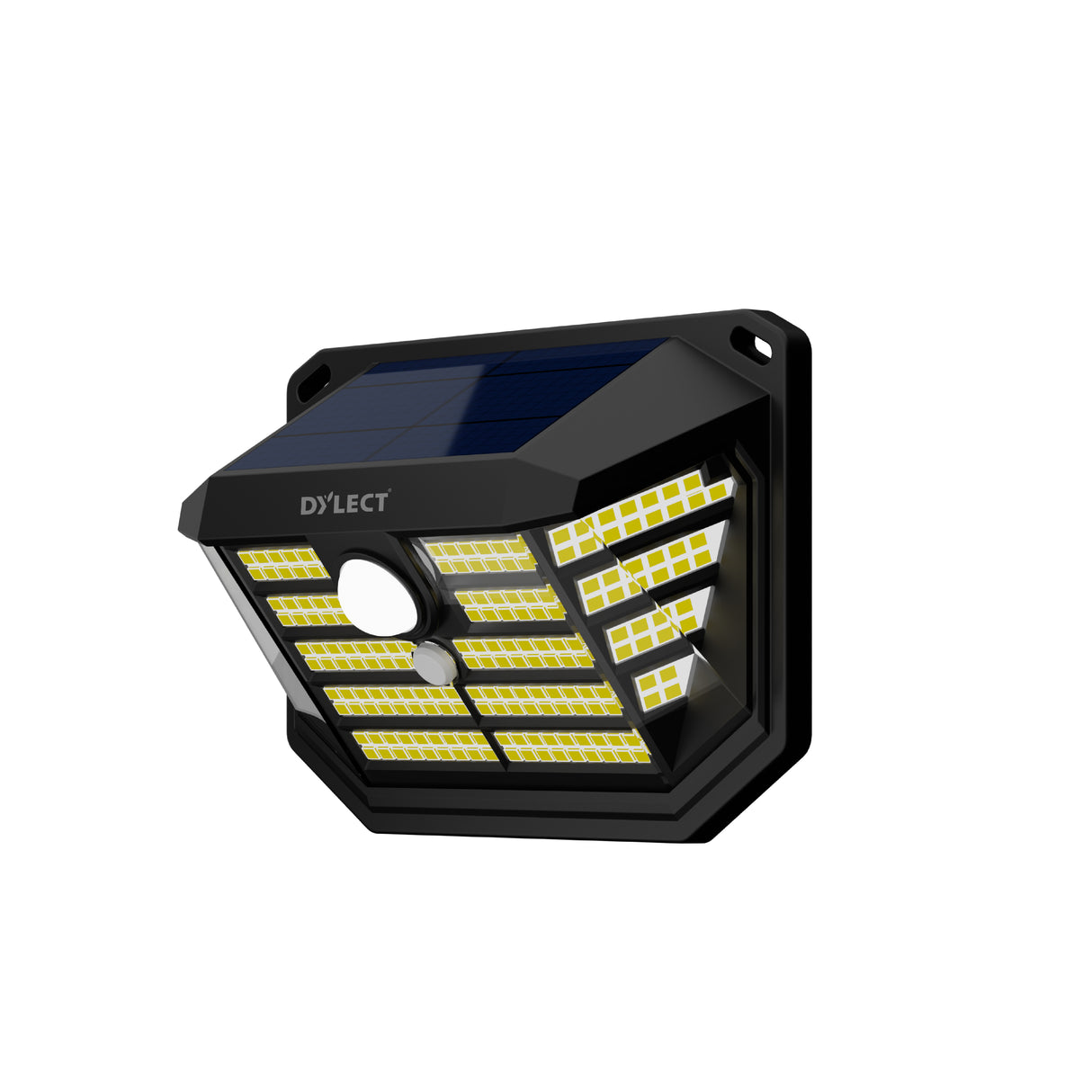 Dylect Eco Solar Wall Sensor Light – Front and Side Illumination (200 Lumen)