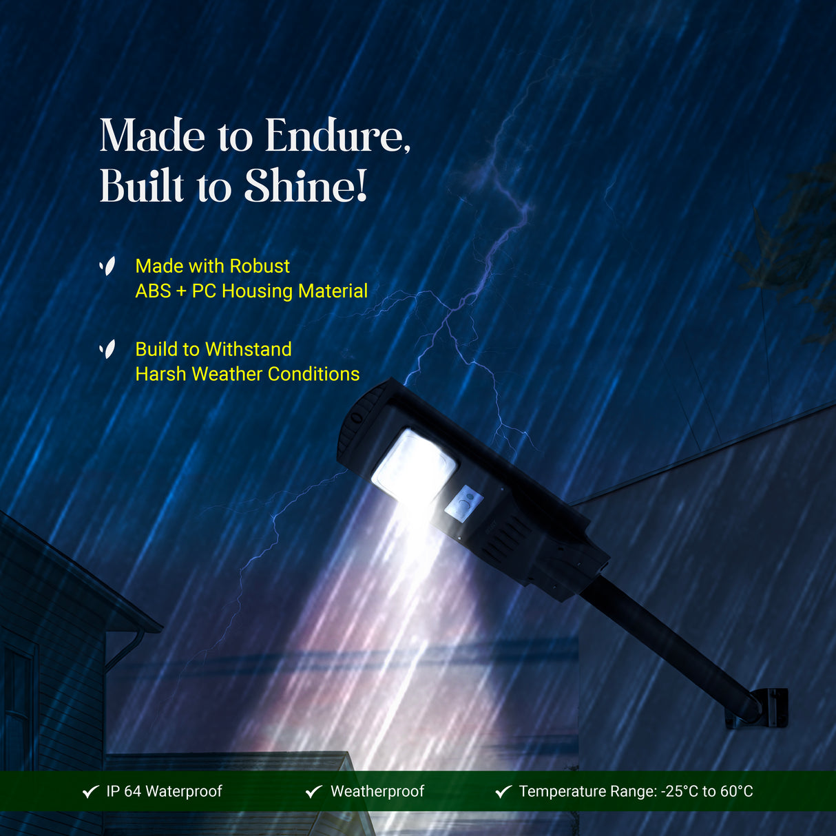 Dylect Eco Solar Integrated Street Light – 50W