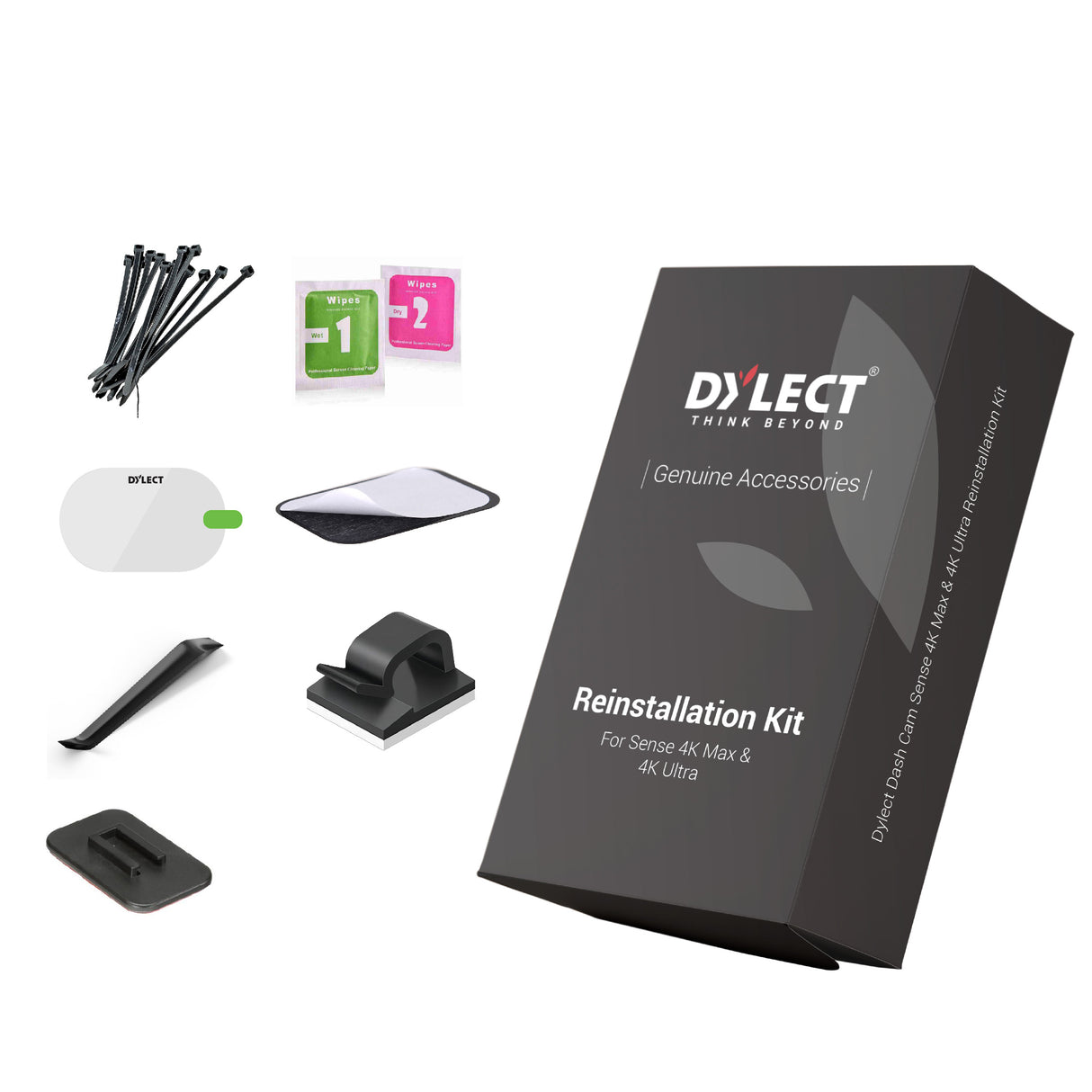 Reinstallation Kit for Two & Three Channel Dash Cam