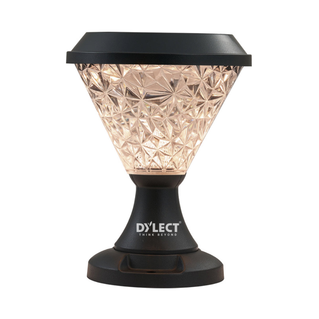 Dylect Luxe Solar Pillar Lamp - Cone Shape (Big)