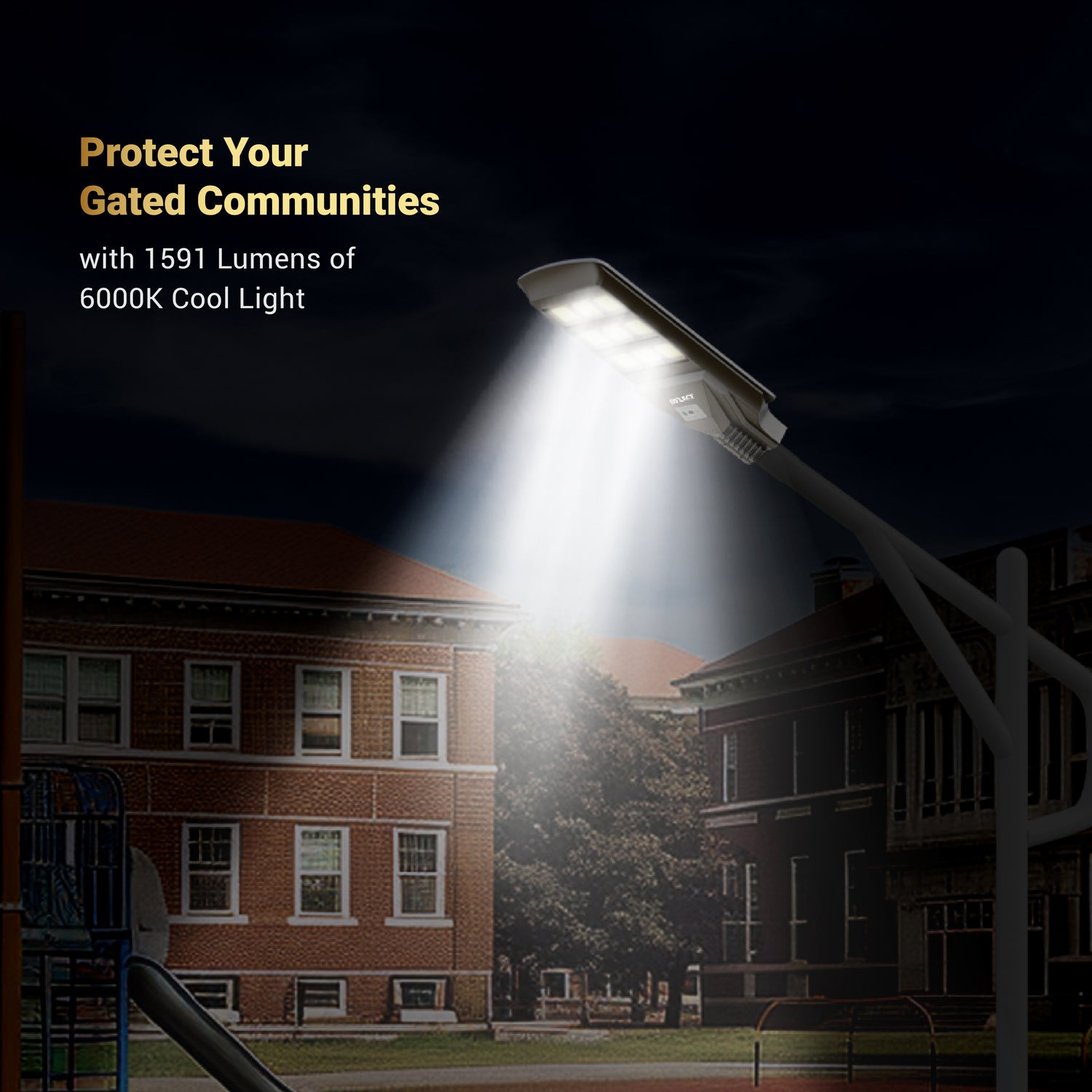 Dylect Luxe Solar All-In-One Street Light – 300W