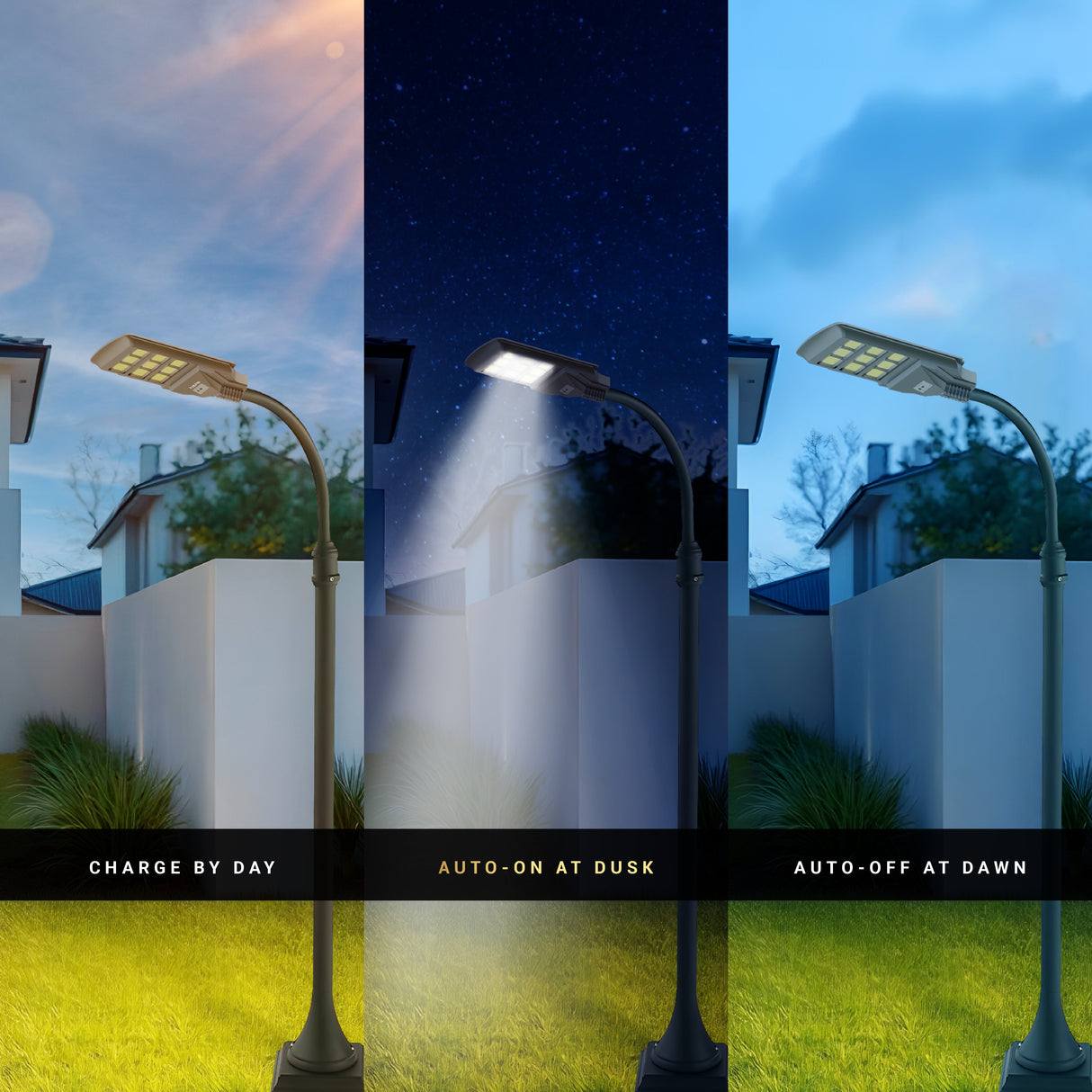 Dylect Luxe Solar All-In-One Street Light – 300W