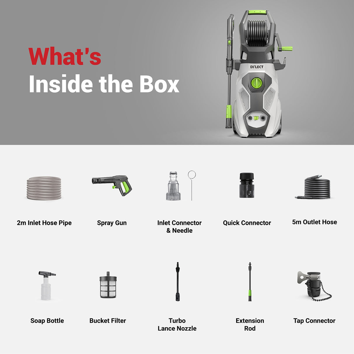 Dylect Ultra Force Pro High Pressure Washer