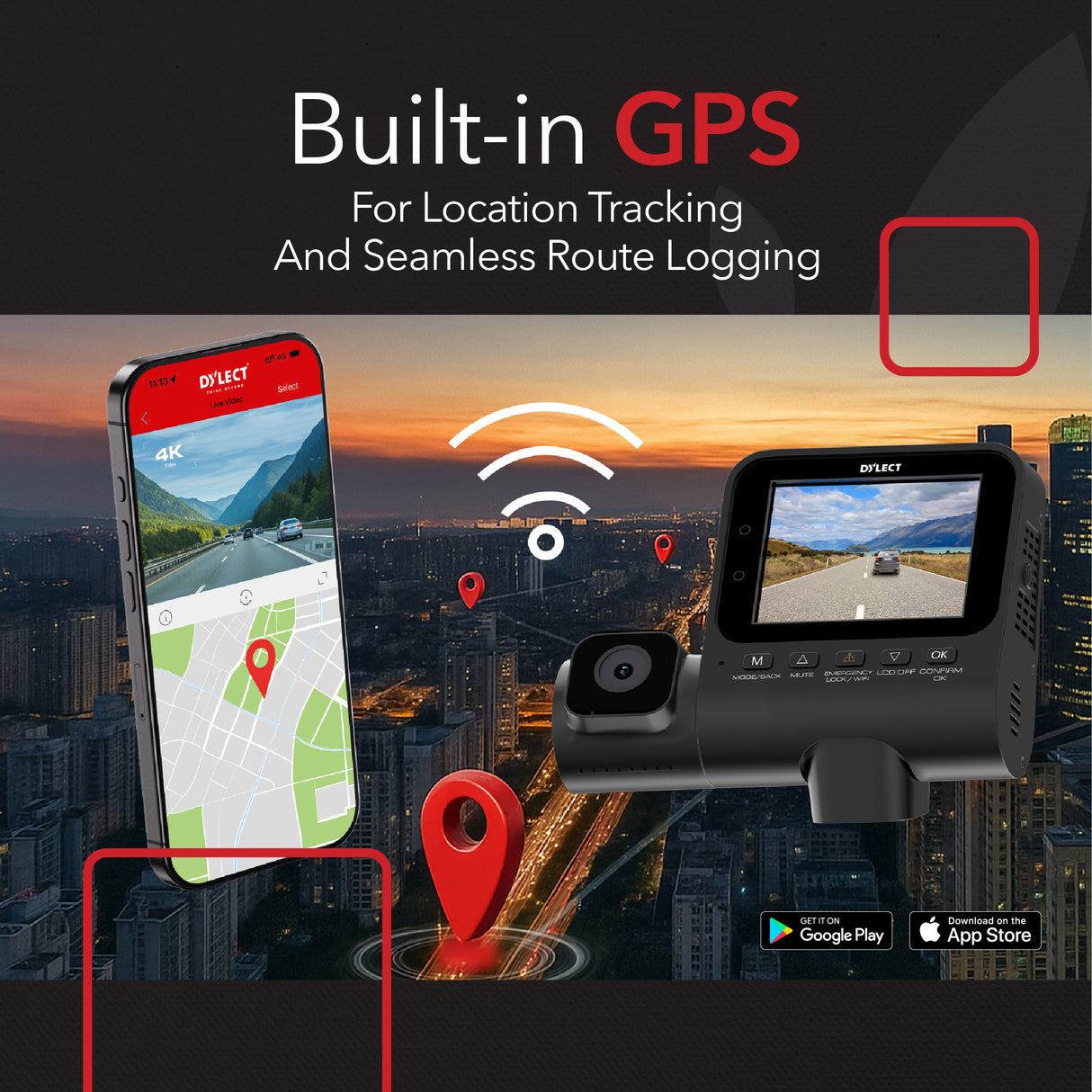 Sense 4K Ultra Three Channel Dash Cam