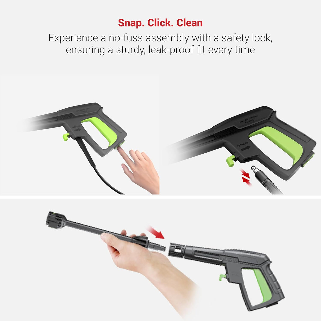 DYLECT ULTRA POWER & ULTRA CLEAN Pro Pressure Washer Gun