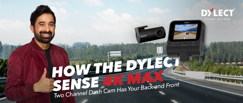 Dash cam for car front and rear