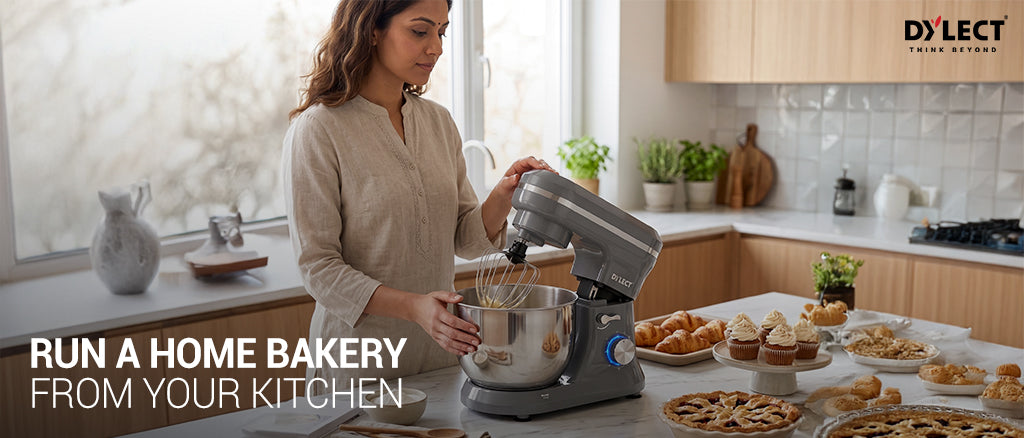 How a Stand Mixer Can Help You Run a Home Bakery from Your Kitchen (India 2026)