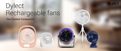Choose from the Dylect Briza Portable Fan Range to Match Your Cooling Needs