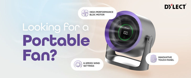 Top Features to Look for in a Portable Rechargeable Fan