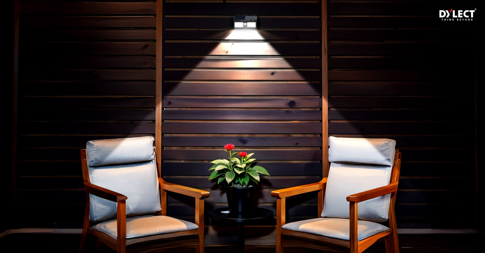 Wall mounted solar lights