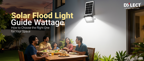 Solar Flood Light Wattage Guide: How to Choose the Right One for Your Space
