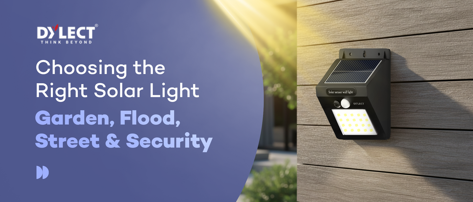 Types of Solar Lights: Garden, Flood, Street & Security Lights Explained